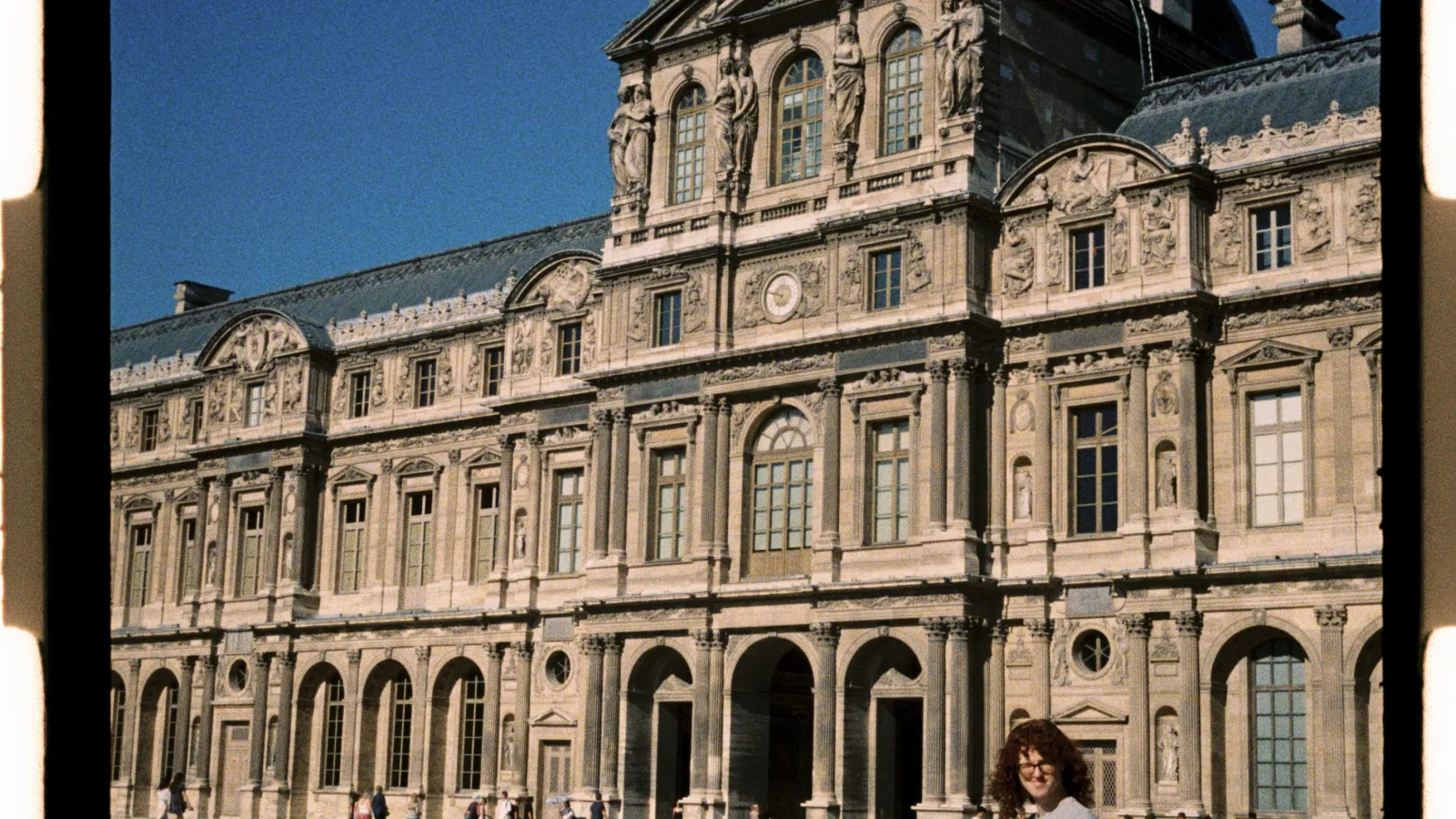 Peter outside historic architecture