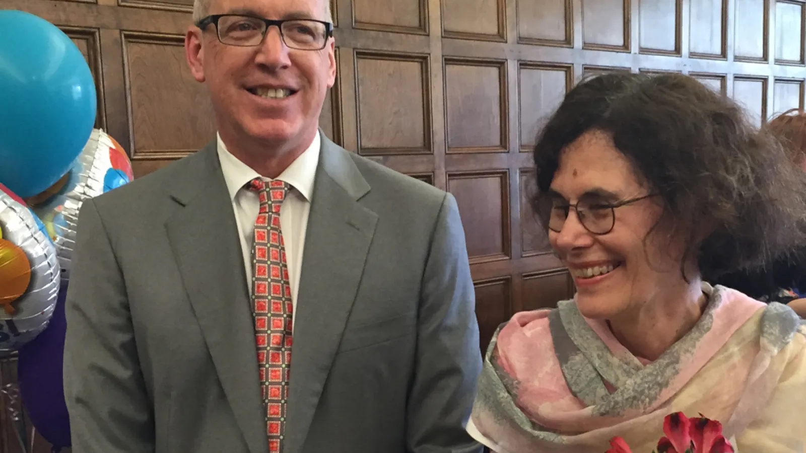 Dean Manderscheid and Julia Andrews