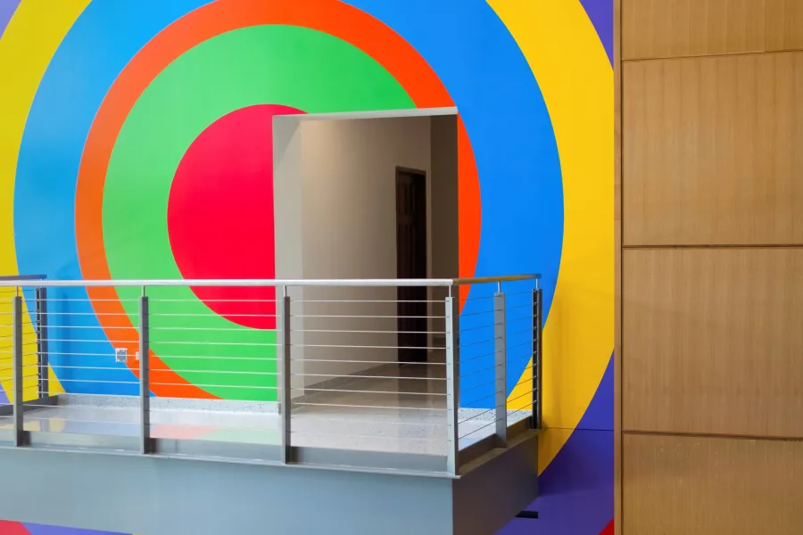 Pomerene Hall Sol Lewitt Mural