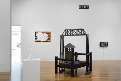An installation image of the exhibition A Primer on the Commons at the Columbus Museum of Art